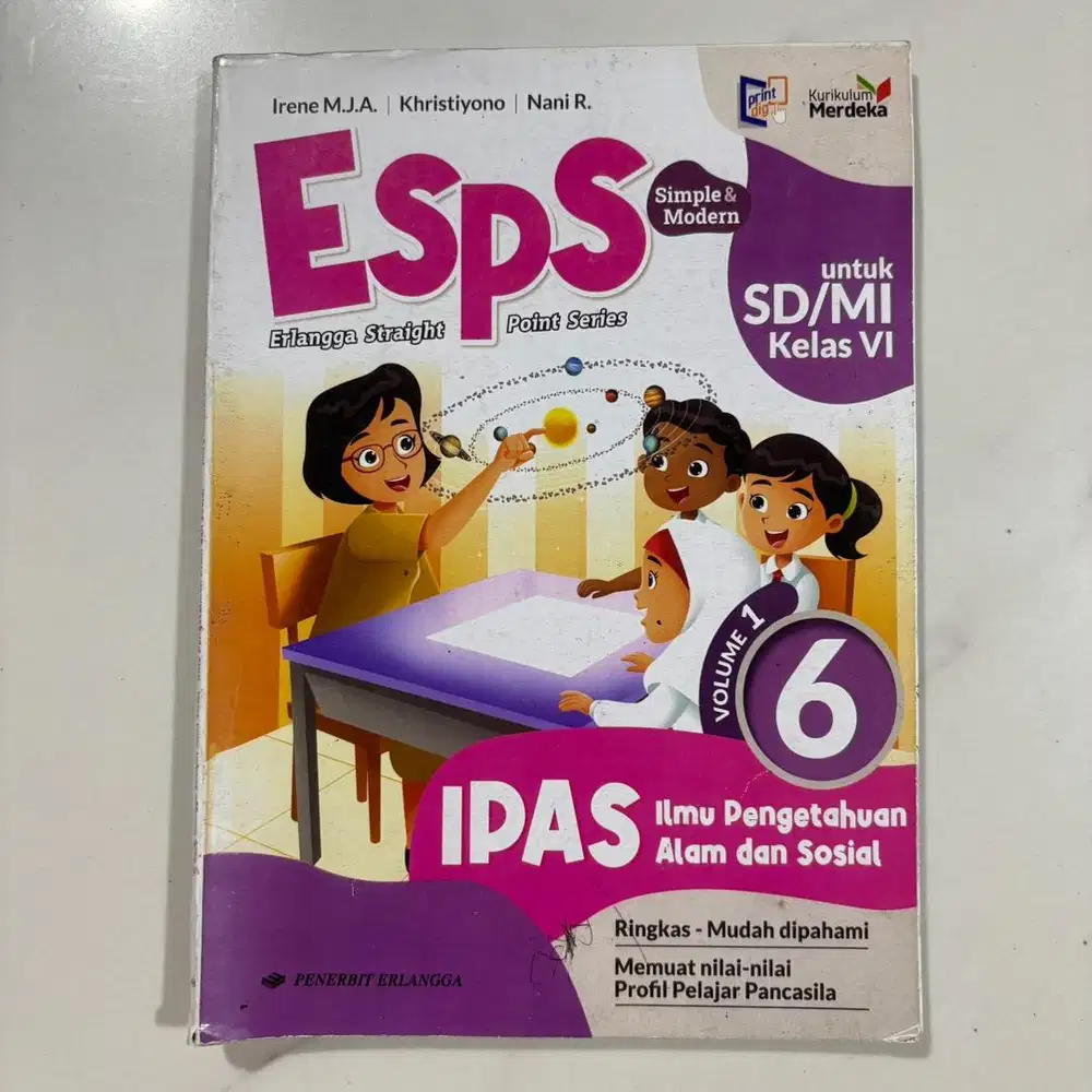 ESPS ERLANGGA IPAD KELAS 6 ORI
