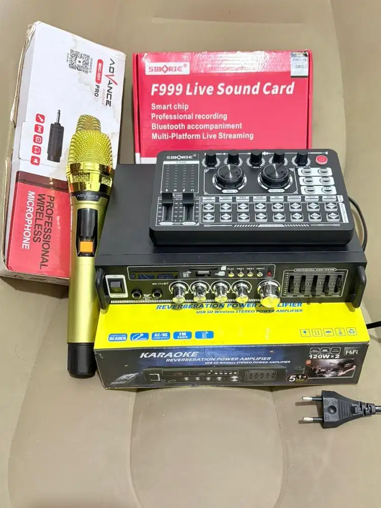 JUAL RUGI ALAT KAROKE/LIVE 1 SET
