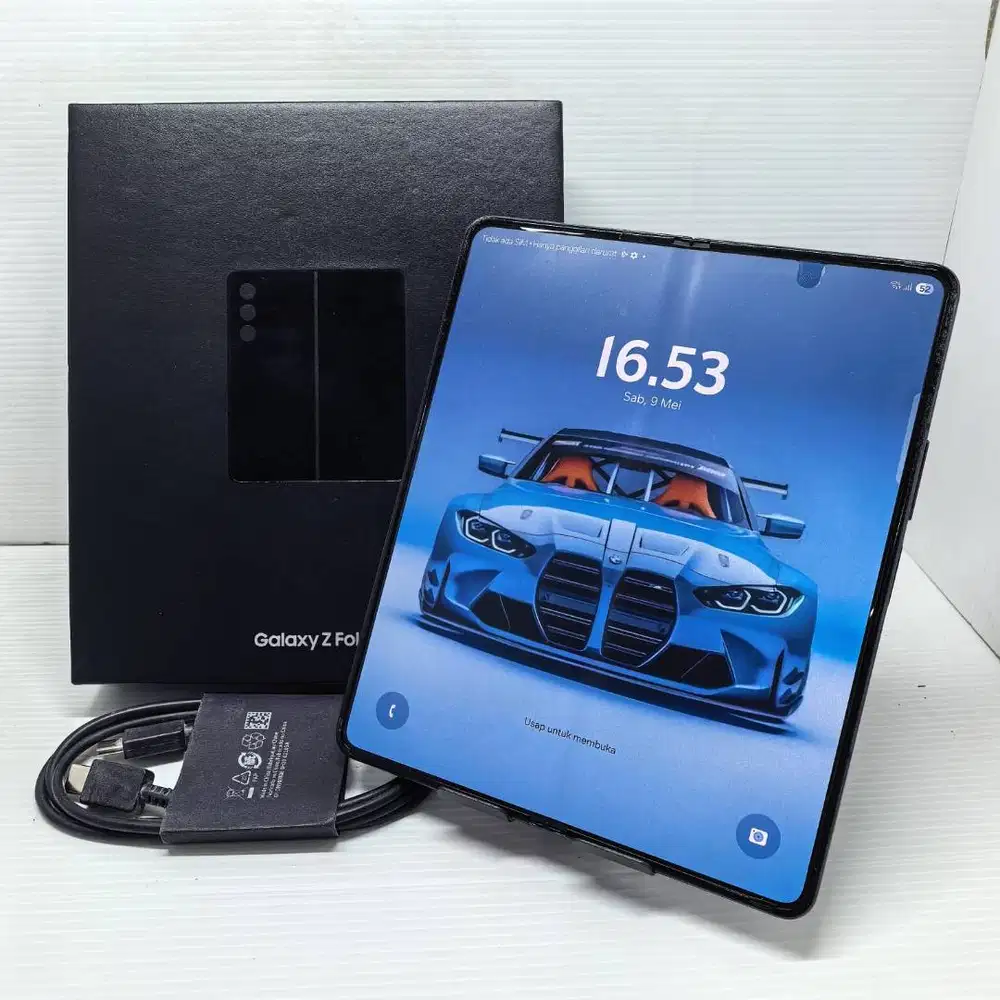 TERMURAH!  SAMSUNG GALAXY Z FOLD 5 5G 12/256 BLACK EX SEIN NO MINUS LE
