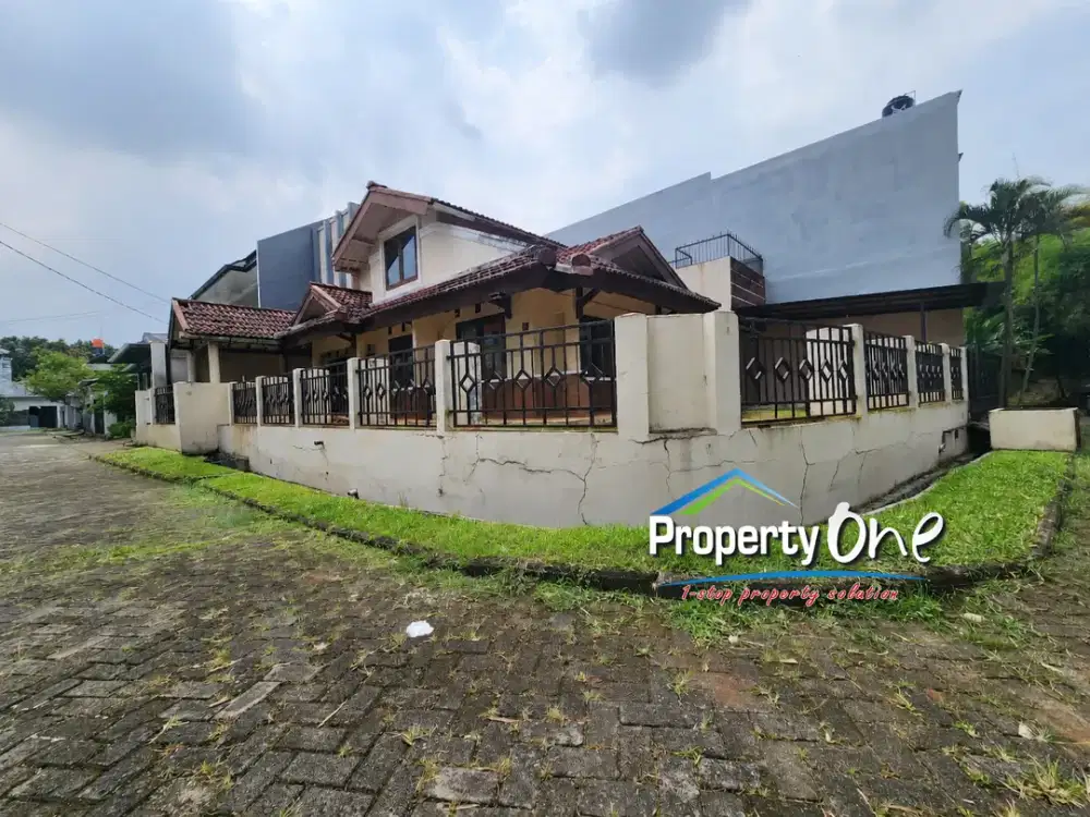 Jual Rumah Posisi Hook 1,5 Lantai di Bintaro ±6 Menit ke Pintu Tol & Pasar Modern Bintaro