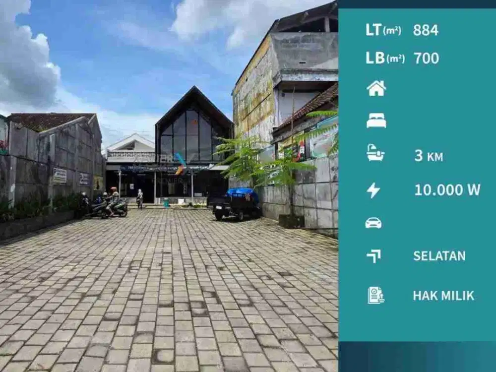 Dijual Murah Rumah Usaha/Ruang Usaha Aktif 2 Lantai di Kepanjen Kota, Kabupaten Malang