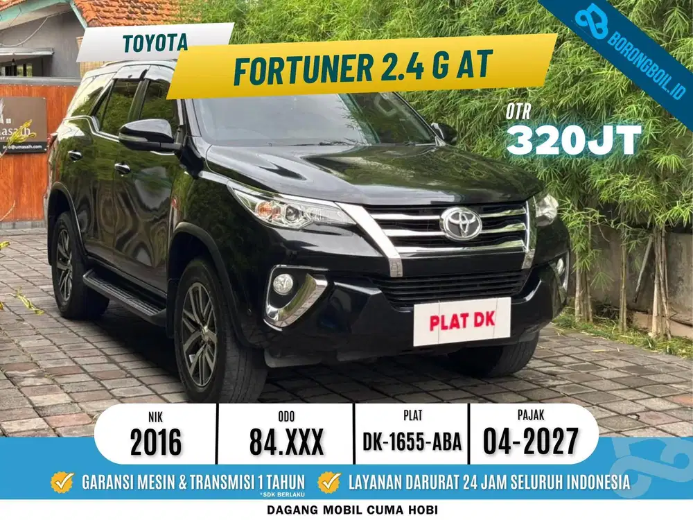 SUV Favorit Pakai Nanjak | Toyota Fortuner 2.4 G Diesel Metik 2016 Hit