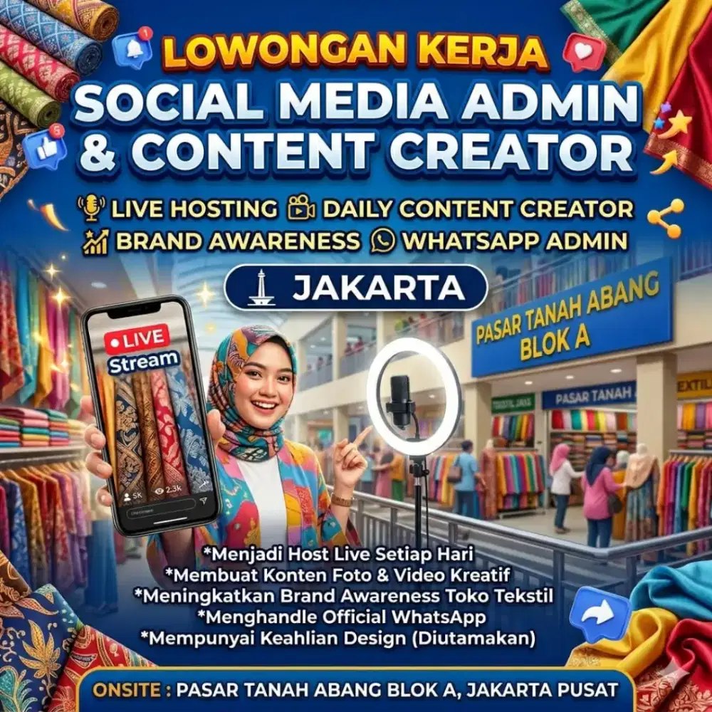 Admin Sosial Media & Content Creator