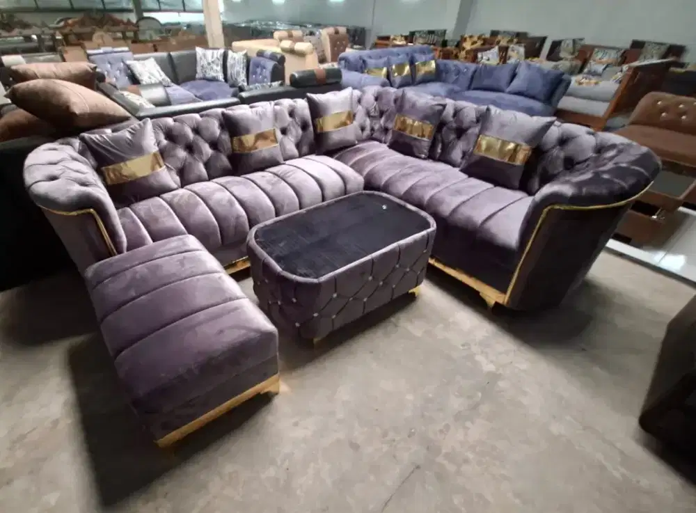 Sofa sudut turki abu + fub
