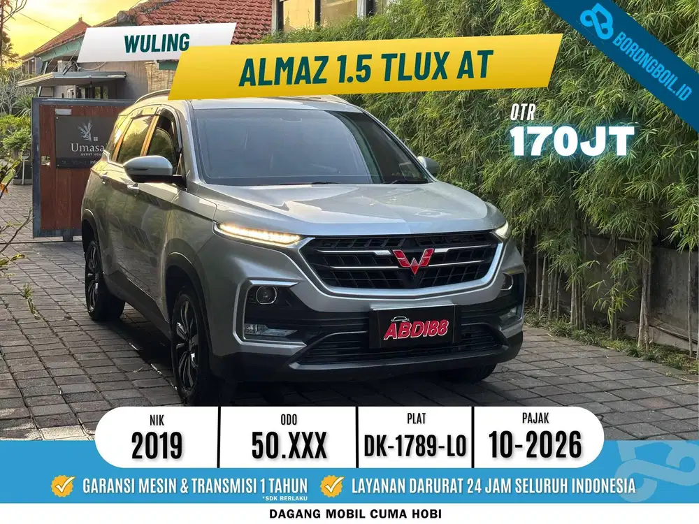 SUV Gagah Irit Turbo | Wuling Almaz 1.5 Turbo Lux 2019 Sikver