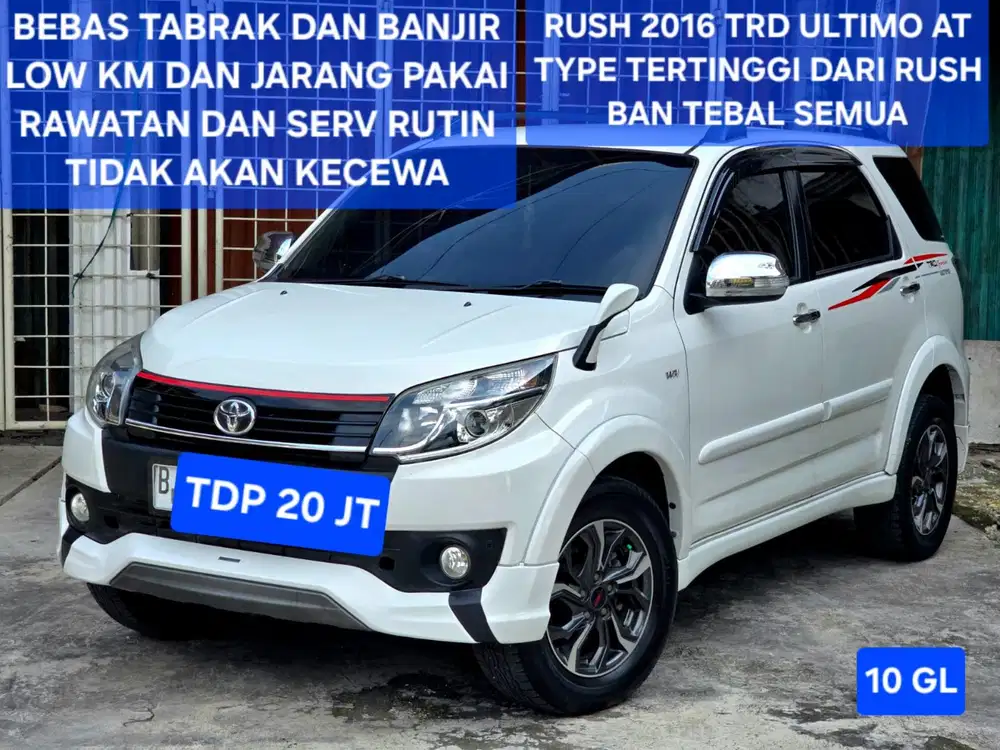 Toyota Rush 2016 TRD Ultimo AT Automatic Facelift Model 2017 S G 2015