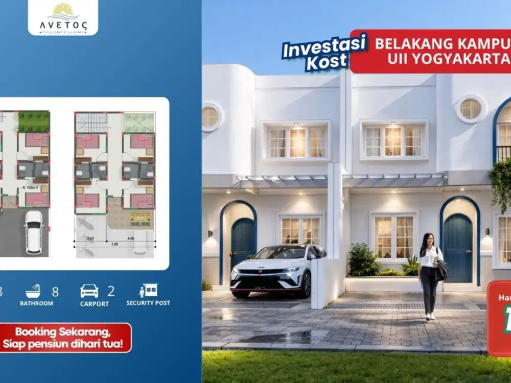 kost Mewah  Ngaglik Dekat Kampus UII Ready SHM