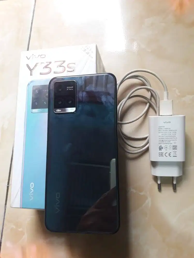 Vivo Y33s Ori RAM 8 128GB Tangan Pertama Mulus Like New Fullset