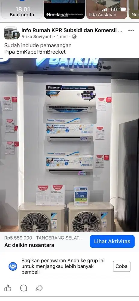 Ac Daikin nusantara