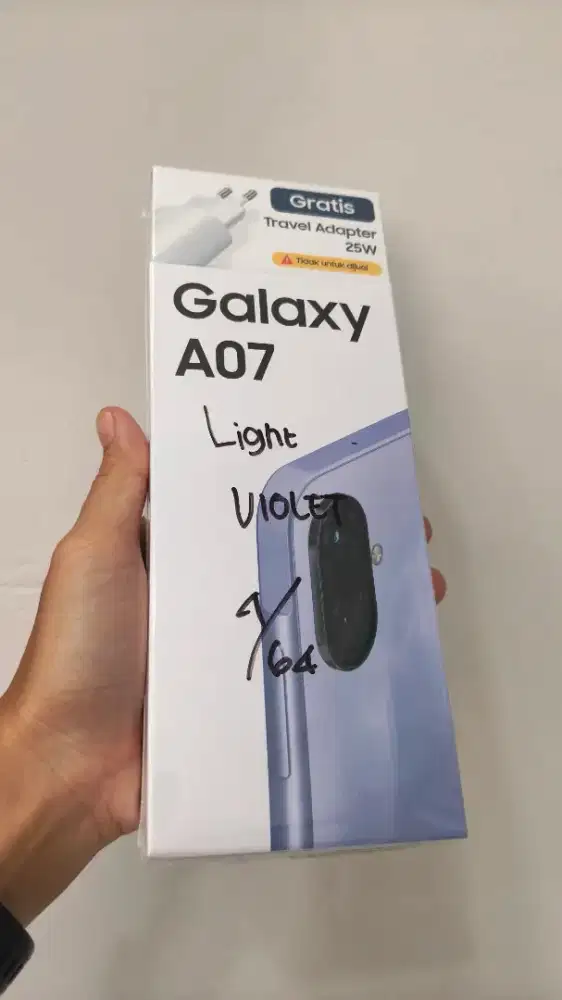 SAMSUNG A07 4/64 GARANSI RESMI SEGEL BARUU