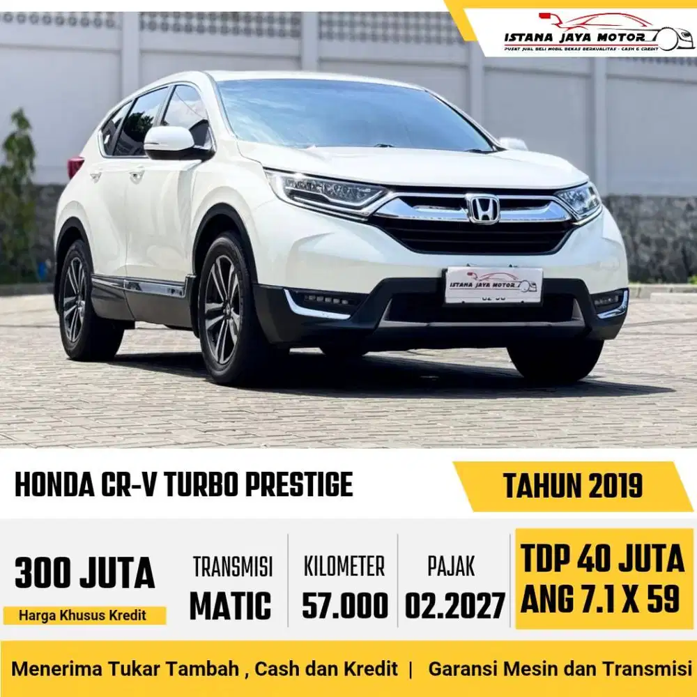 SERVICE RECORD !! Honda CR-V Turbo Prestige 1.5 AT 2019