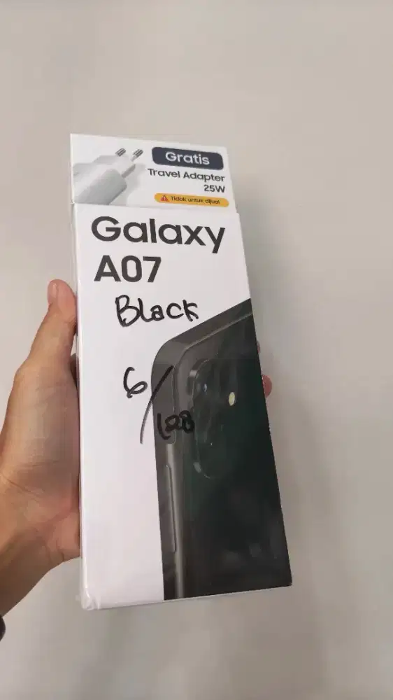 SAMSUNG A07 6/128 GARANSI RESMI BARUU