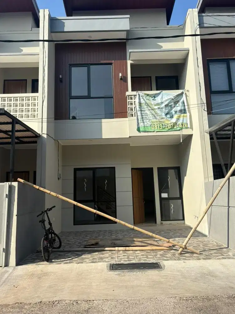 Rumah Baru 2 Lantai Design Minimalis Modern Harga Terjangkau