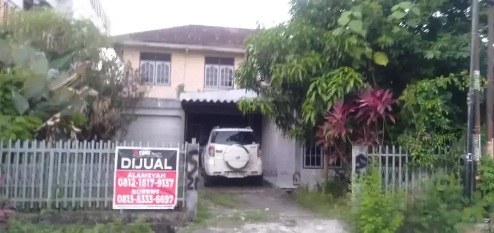 Jual BU Tanah Bonus Rumah Apa Adanya Strategis Tengah Kota Palembang