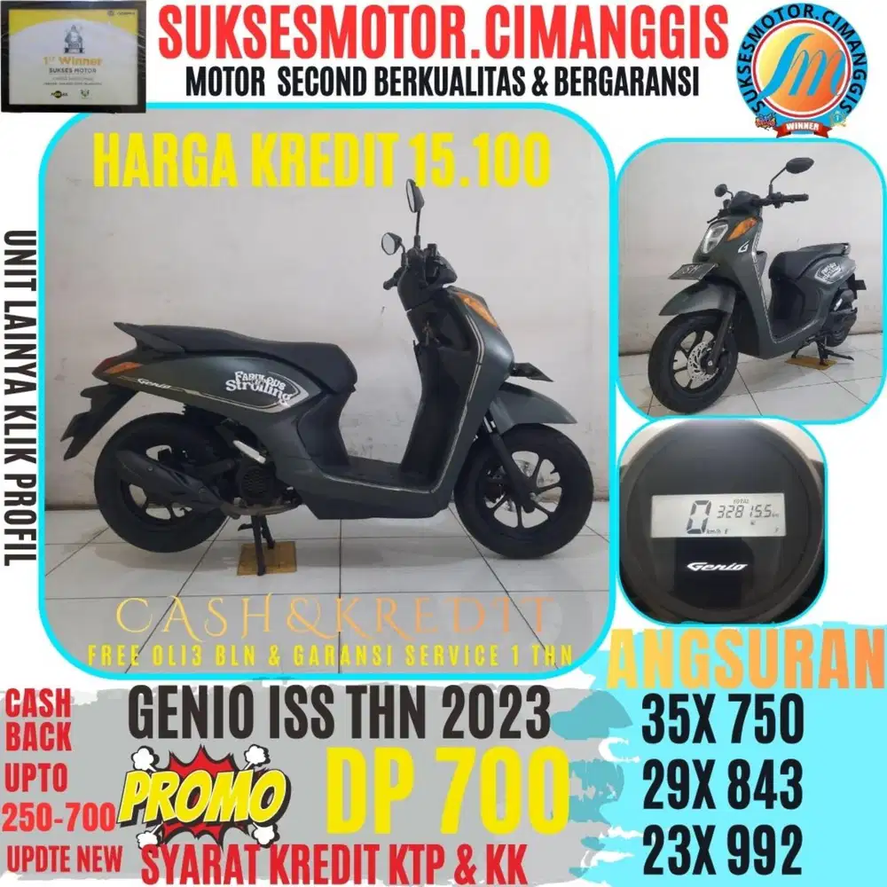 GENIO ISS PROMOTERMURAH CASHBACK UPTO700RBU BERGARANSI SERVICE