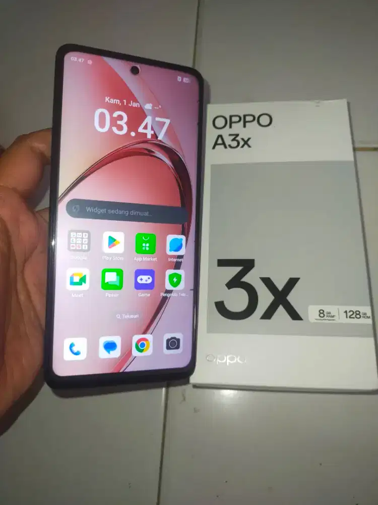 Hp Oppo A3x 4+4/128,Minus LCD Flek