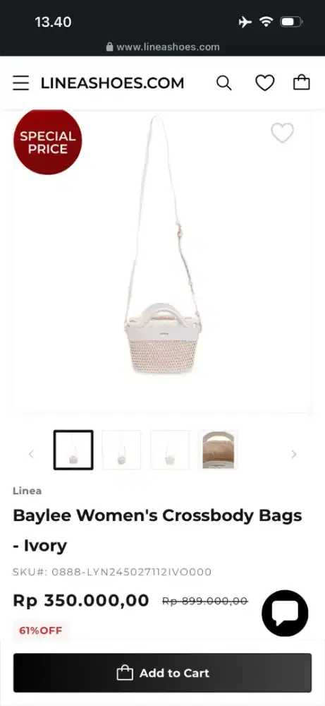 Tas wanita white