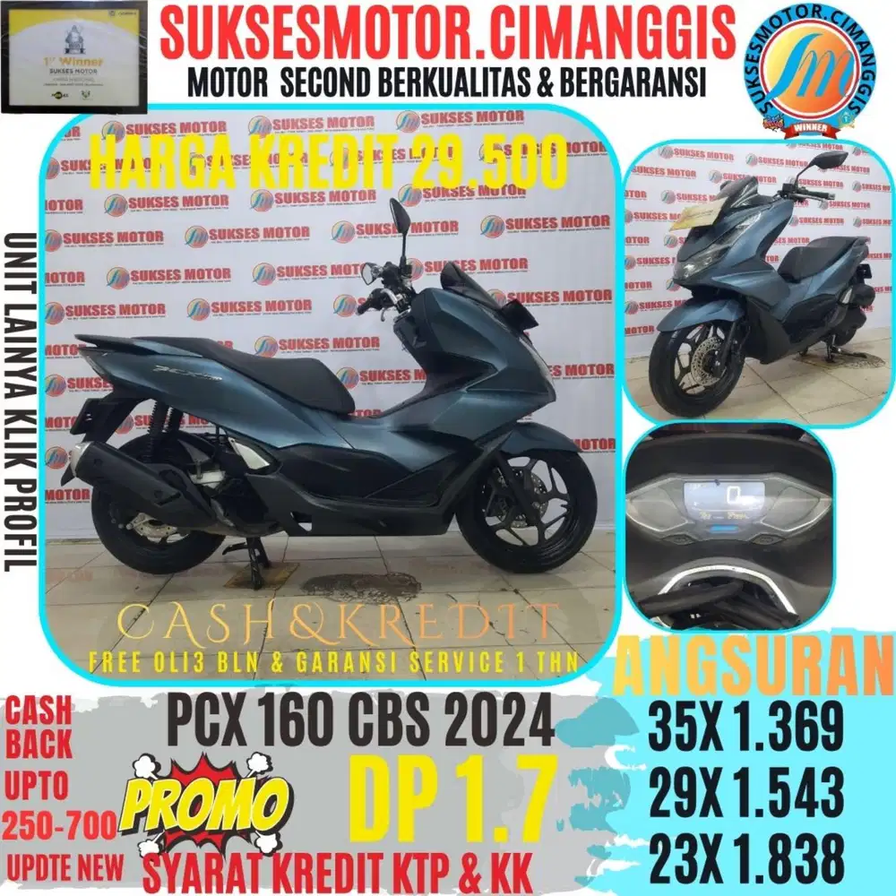PCX 160 CBS PROMOTERMURAH CASHBACK UPTO700RBU BERGARANSI SERVICE