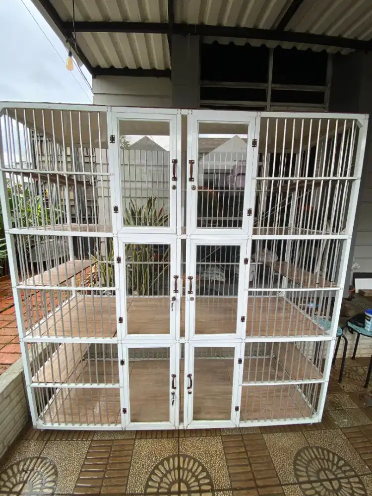 Kandang lucing besar 6 pintu