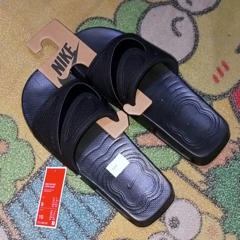 Nike Sandal Pria AIR Max Cirro Triple Black DC1460-007 Original