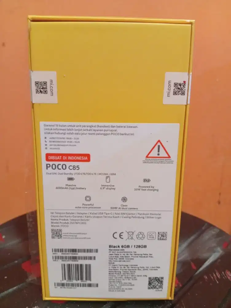 HP poco c85 RAM 6+6/126GB