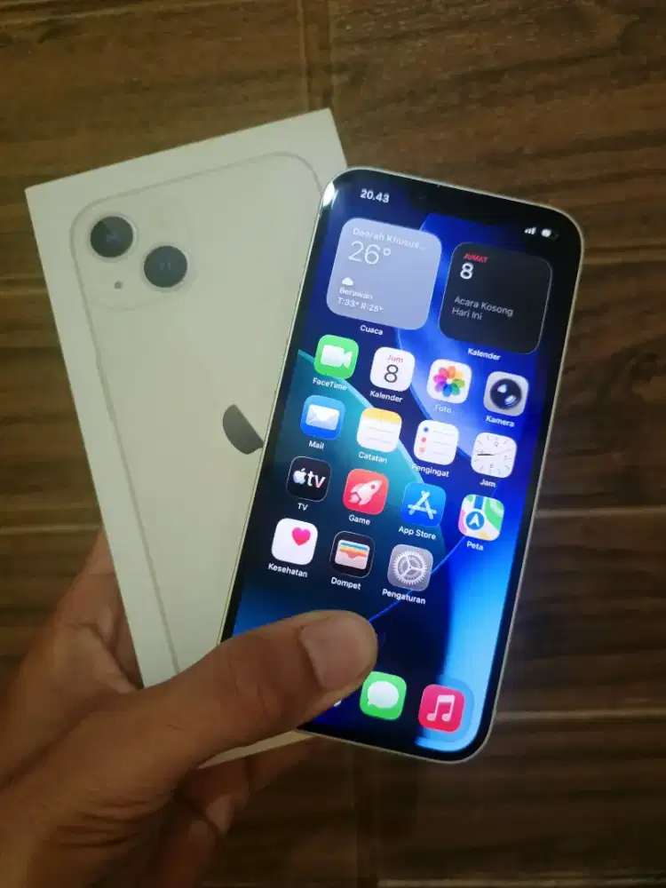 IPhone 13 starlight 128gb beacukai resmi