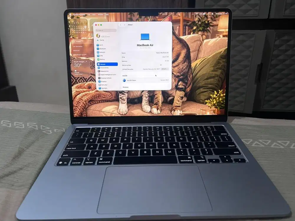 Dijual Macbook Air M4 RAM 16gb/256gb 2026