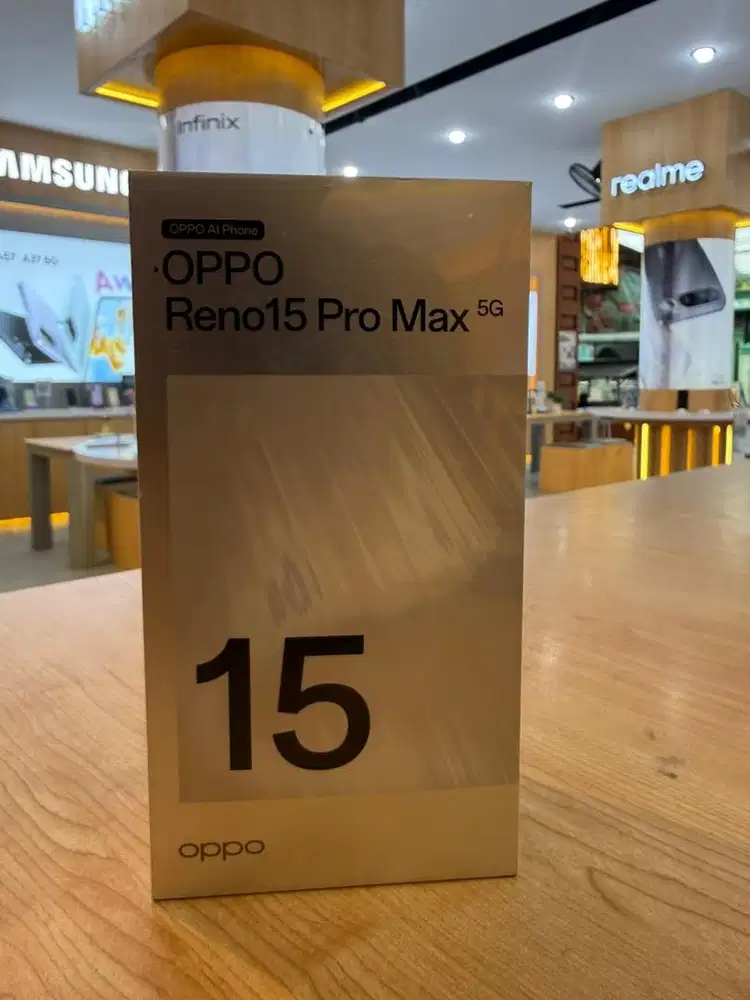 PROMO HP OPPO RENO 15 promax 12/512 GARANSI RESMI BARU DAN SEGEL