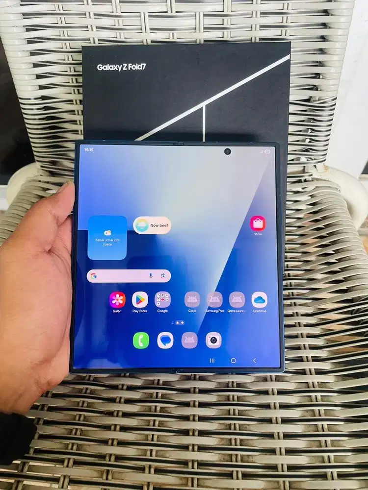 Samsung Z Fold 7 sein ram 12/512 gb fullset normal baca deskrip