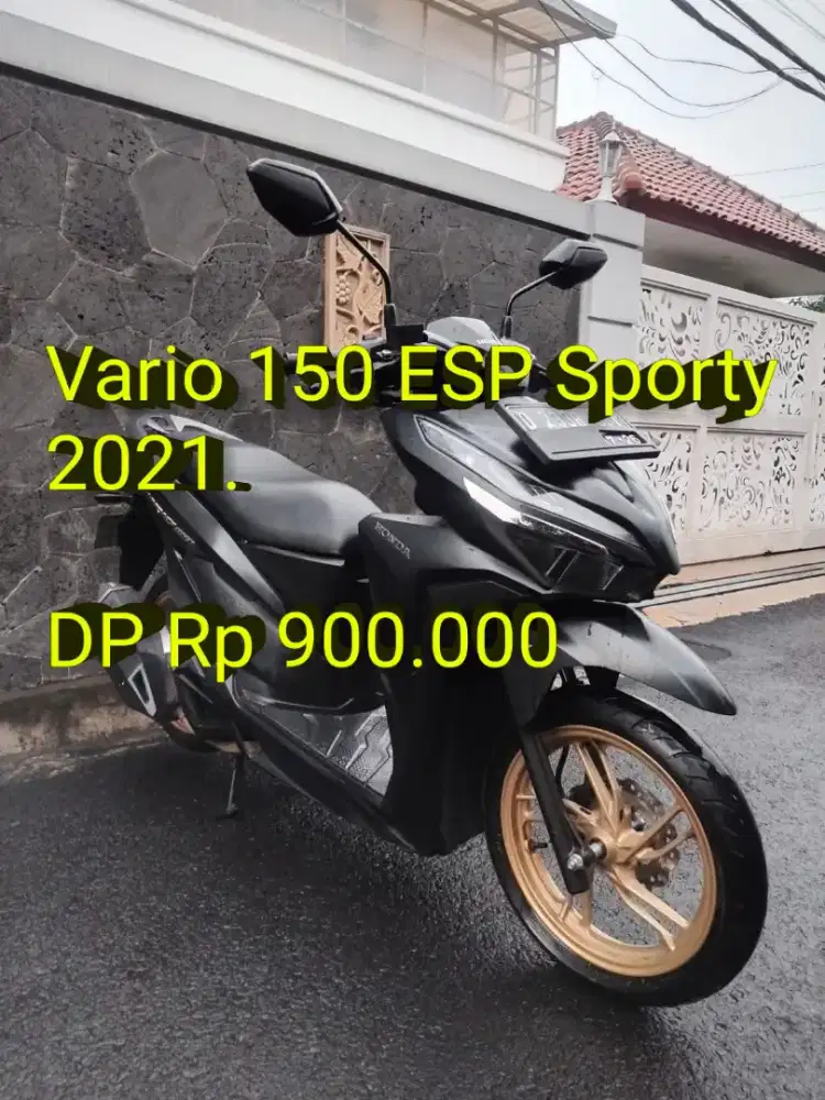 Vario 150 2021. Pajak ON. Standar. Mulus. Ori. Ban OK. Cash/Kredit/TT