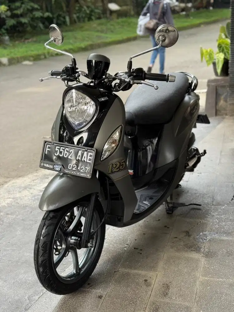 Yamaha Fino 125 Sporty Thn 2022 Abu2 Mulus