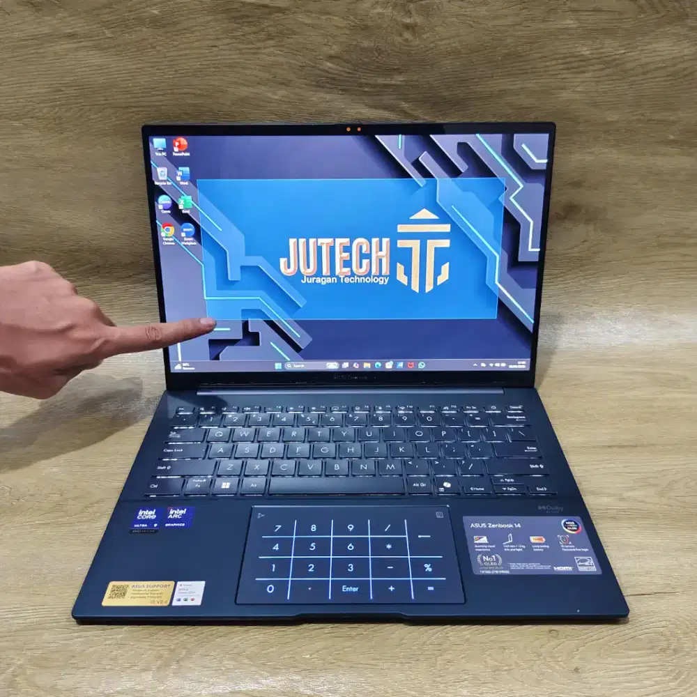 Laptop Asus ZenBook 14 Slim Core Ultra i9 Touchscreen Ram 32GB