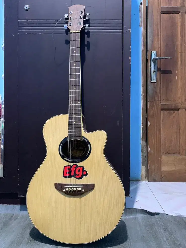 GITAR AKUSTIK SECOND MULUS