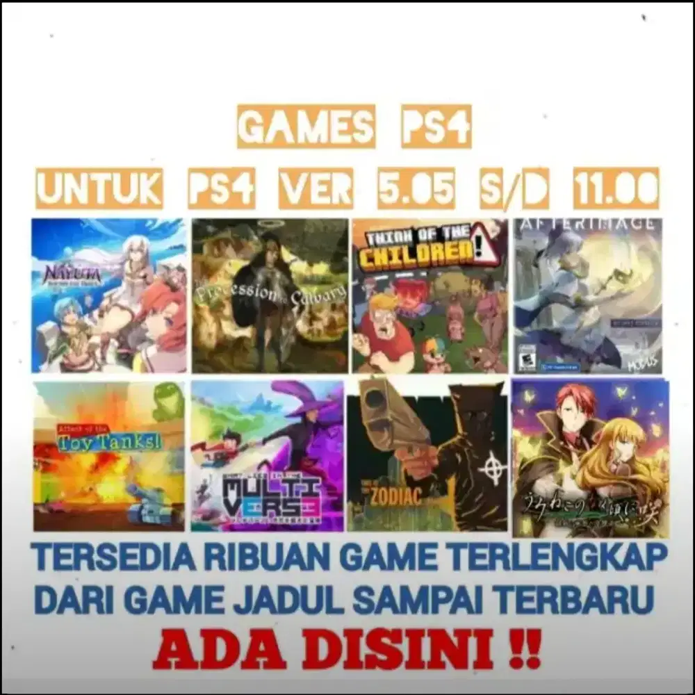 GAME PS4 KEKINIAN Terjangkau Murah Harganya