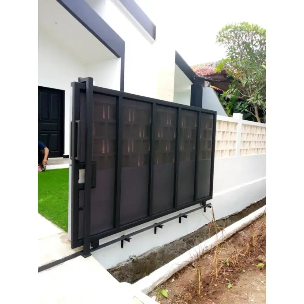 0021 pagar plat perforated bulat