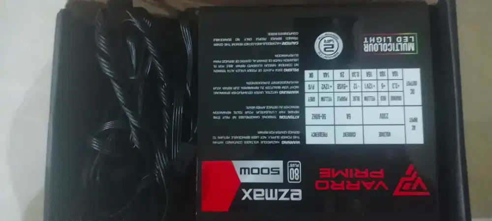 PSU PC  Varro Prime Ezmax 500 watt 80+