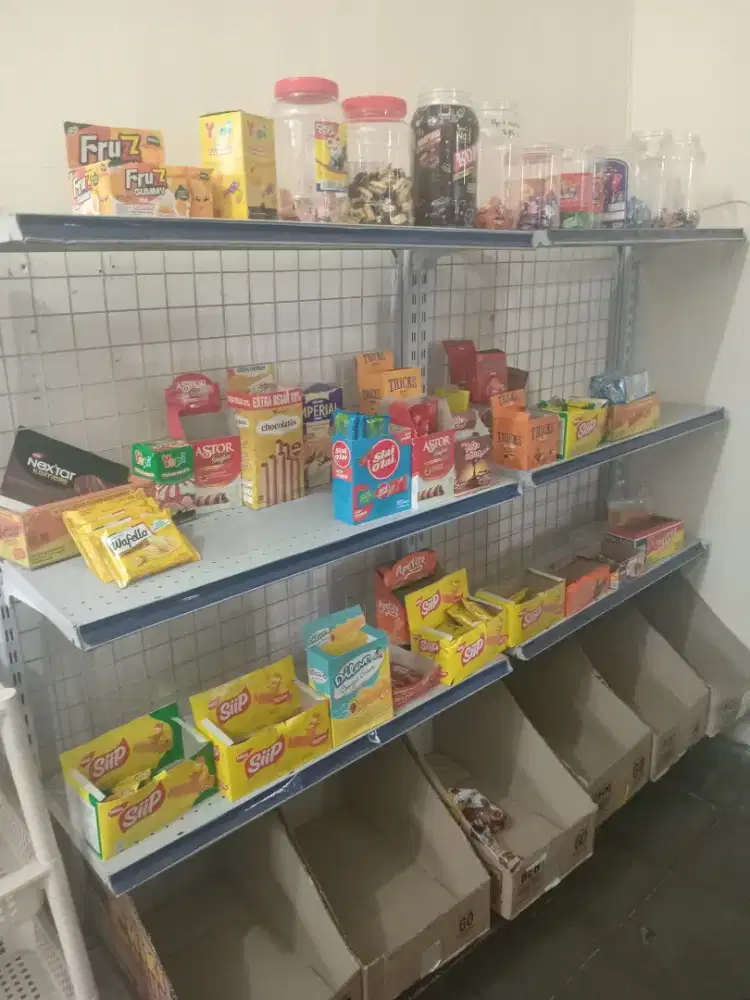 Rak Tingkat Supermarket  model 4 tingkat