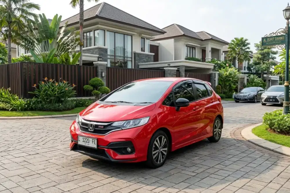 Jazz RS Automatic 2018 Merah Odo 50 rb an DP Rp. 50 JT