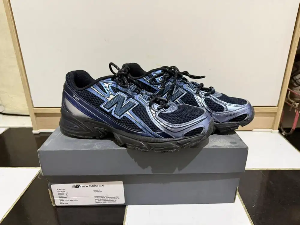 Dijual Sepatu Newbalance 740 shoreline blue (ORI)