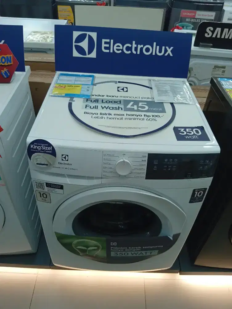 Mesin cuci electrolux 10kg real kapasitas