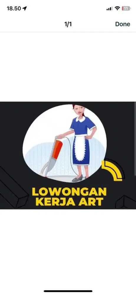LOWONGAN KERJA ART PP (PULANG PERGI)