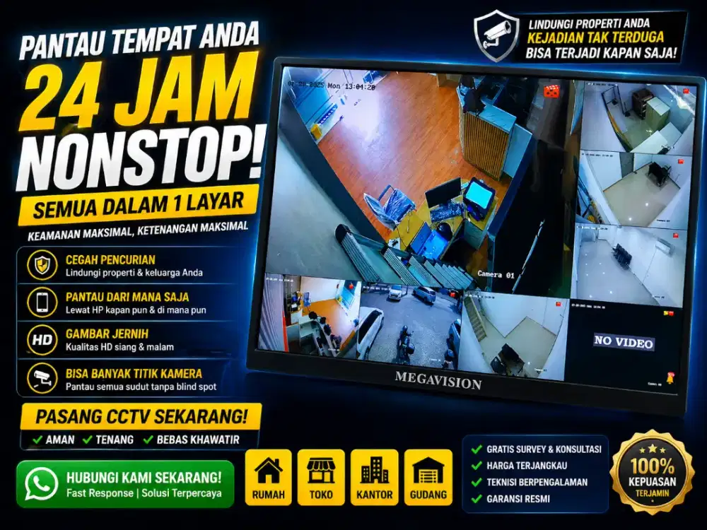 PROMO CCTV TERLARIS & HARGA TERJANGKAU