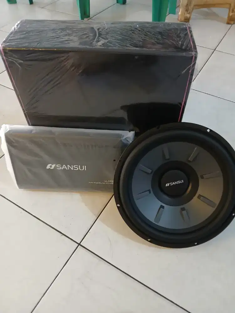 Paket audio mobil sansui,harga siap pasang