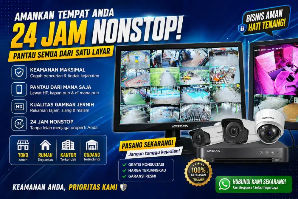 PROMO CCTV TERLARIS & HARGA TERJANGKAU