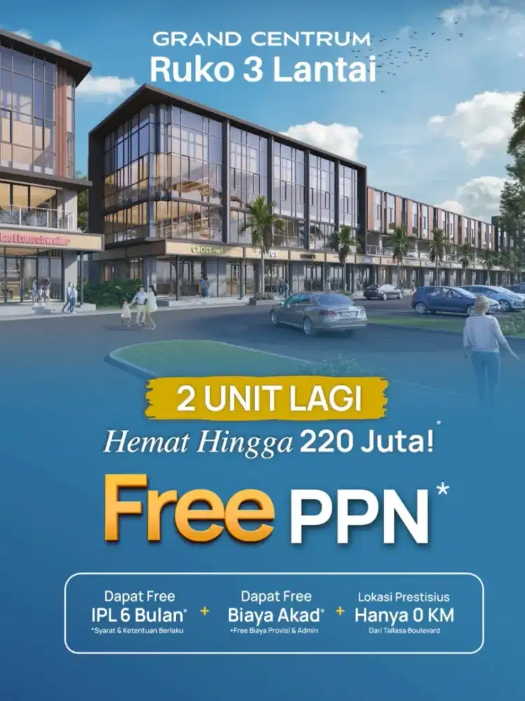 Ruko strategis cocok untuk bisnis kantor dan investasi