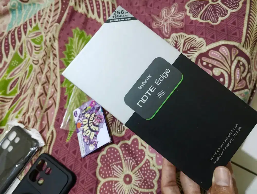 Infinix note edge 5G full set