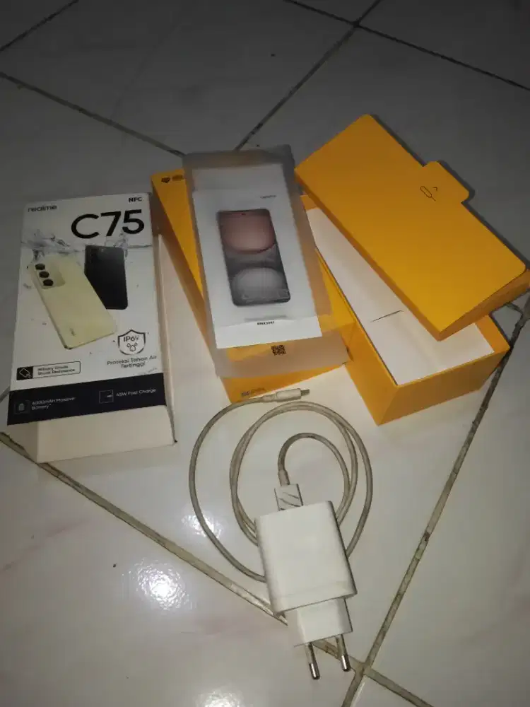 REALME C75 RAM 8GB + 16GB , MEMORY 256GB