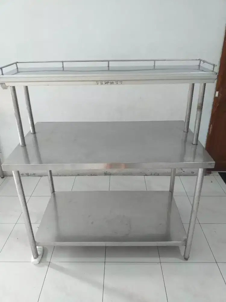 Meja full stainless tebal