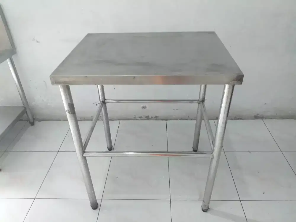 Meja full stainless tebal