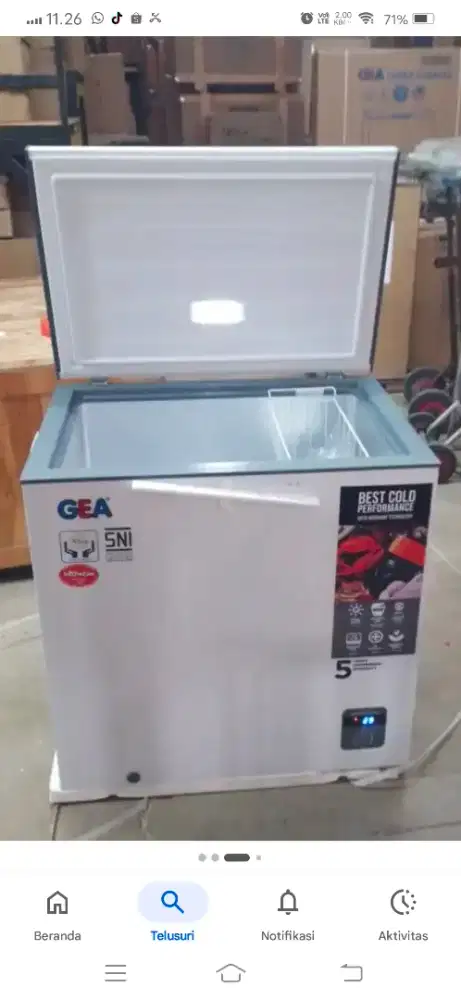 Frezeer gea 100 liter
